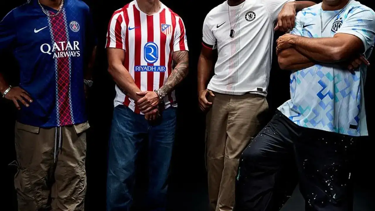 Ronaldinho, Torres, Fenômeno e Drogba se unem para lançamento da temporada 25/26
