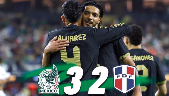 México supera República Dominicana em estreia difícil na Copa Ouro 2025