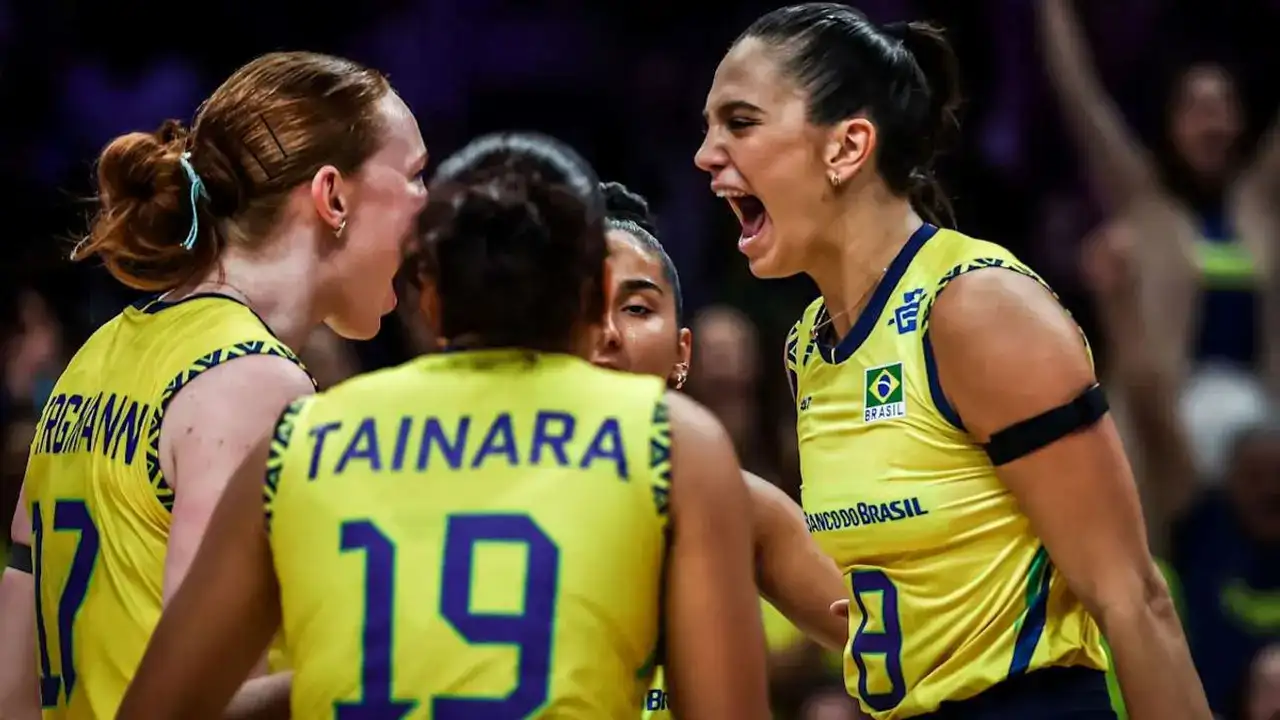 Brasil vira sobre Alemanha em jogo emocionante na Liga das Nações de Vôlei