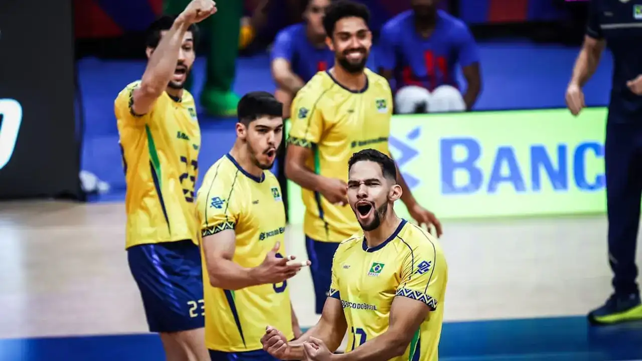 Brasil domina Irã na estreia da Liga das Nações de Vôlei Masculino
