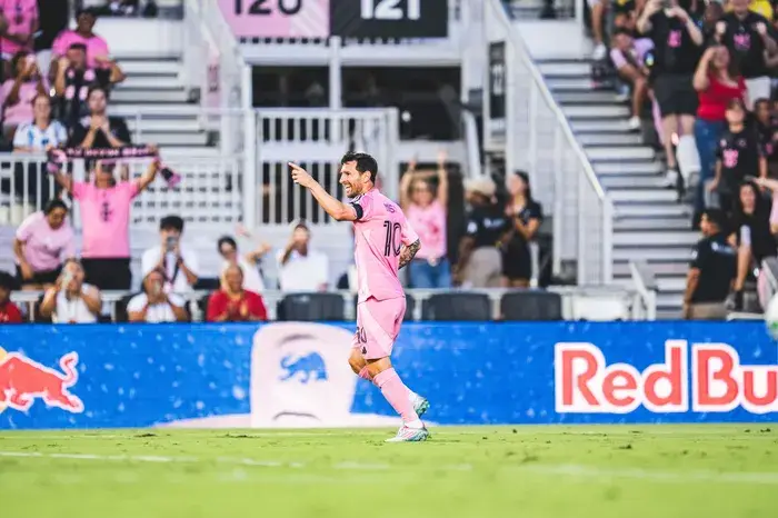 Messi em partida pelo Inter Miami