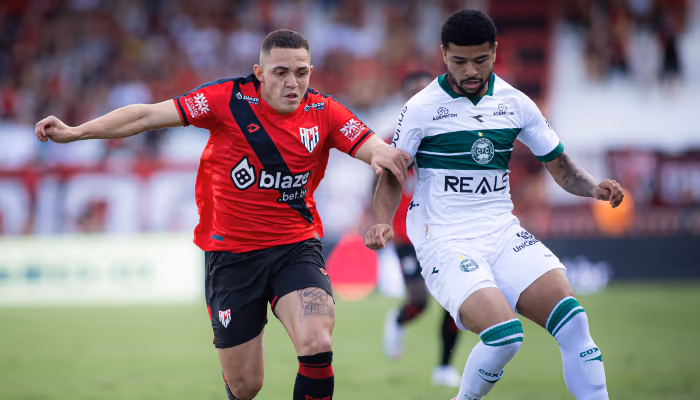 Atlético-GO e Coritiba empatam sem gols em duelo equilibrado pela Série B