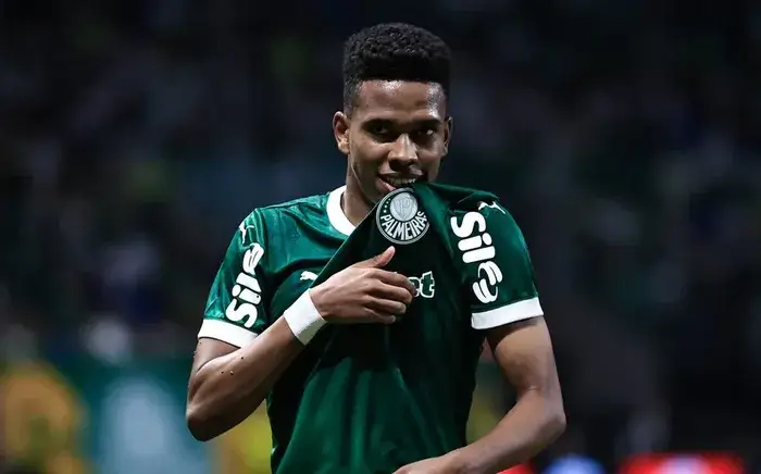 Estêvão se despede do Palmeiras no Allianz