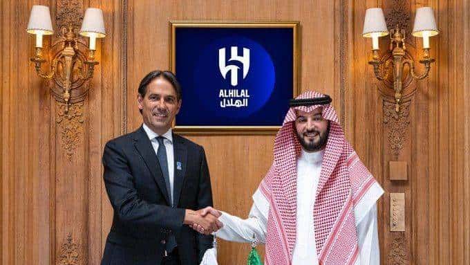 Simone Inzaghi deixa a Inter de Milão e assume comando do Al-Hilal