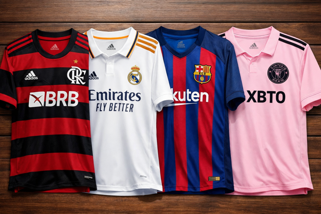 As 10 Camisas de Time Mais Vendidas em 2026