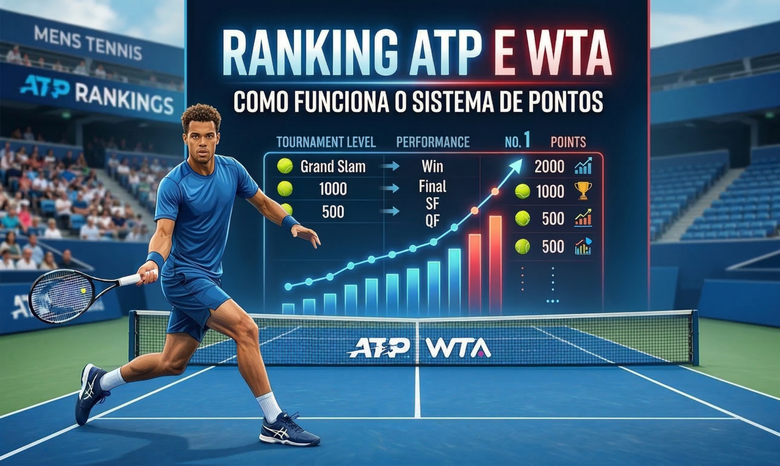 Ranking ATP e WTA: Como Funciona o Sistema de Pontos Ranking ATP e WTA Como Funciona o Sistema de Pontos