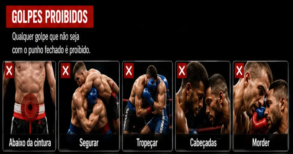 Regras do Boxe golpes proibidos no boxe