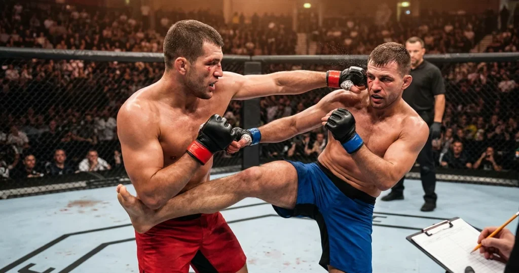 Como Funciona a Pontuação no MMA