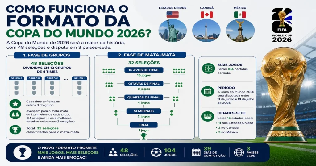 Como Funciona o Formato da Copa do Mundo 2026