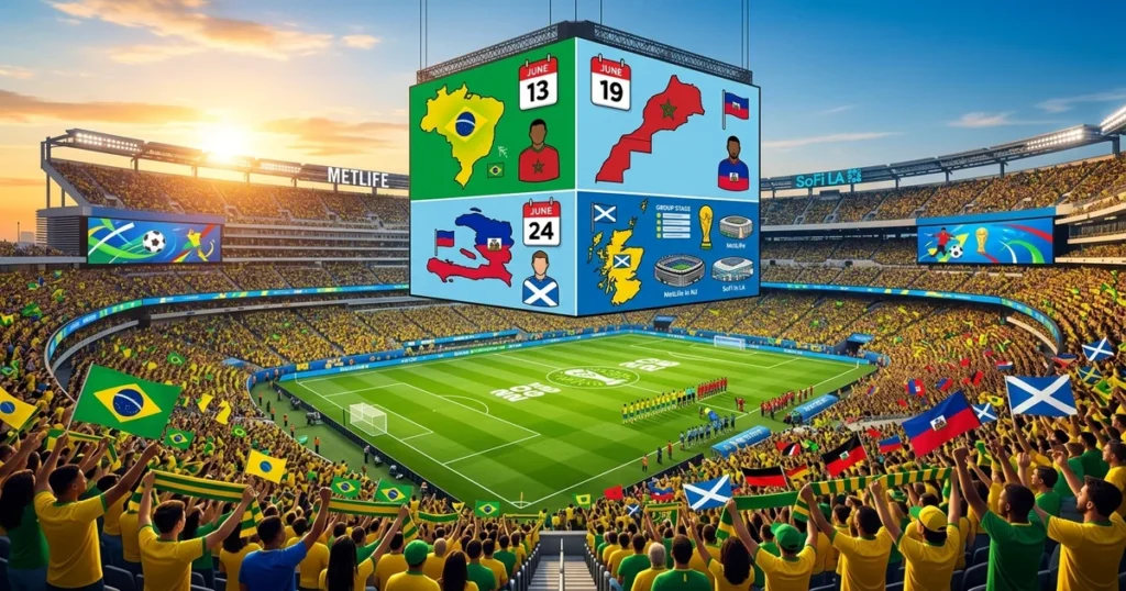 Grupo do Brasil na Copa 2026 Adversários e Datas