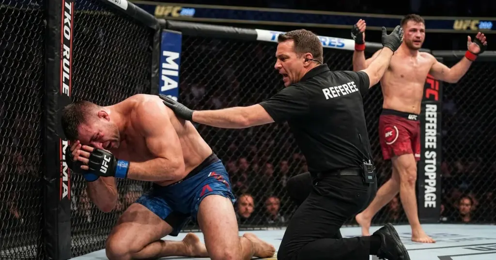 Nocaute Técnico no MMA Entenda a Diferença para o Nocaute