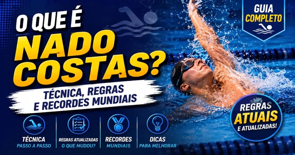O Que é Nado Costas Técnica, Regras 2026 e Recordes Mundiais