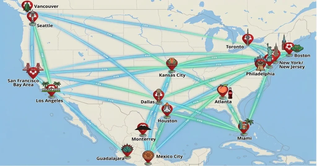 Sedes da Copa do Mundo 2026