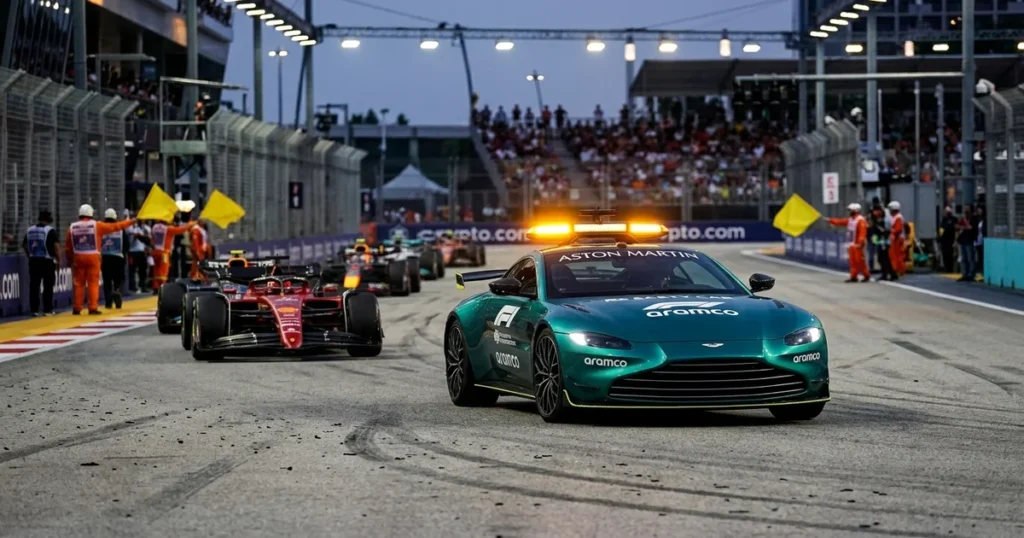 Safety Car na Fórmula 1: O Que é, Como Funciona e Quando é Usado Safety Car na Fórmula 1 O Que é, Como Funciona e Quando é Usado