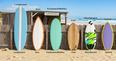Todos os Tipos de Pranchas de Surfe Explicados